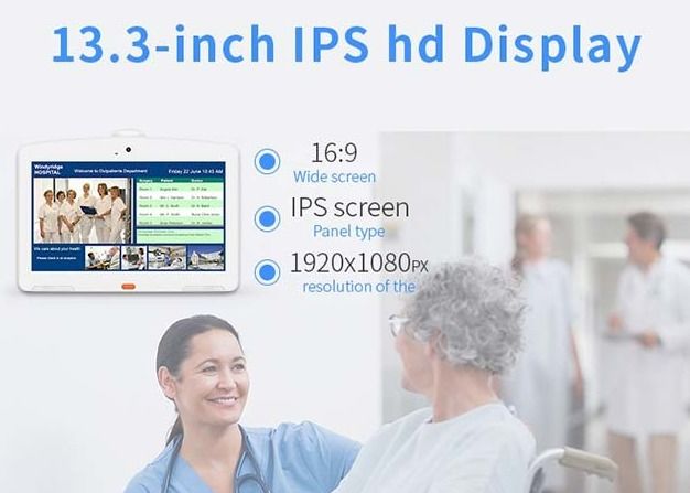 Compressa LCD del contrassegno di Digital del pannello di IPS, contrassegno di Digital per l'ospedale