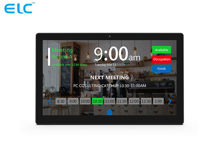 Contrassegno di Digital della sala riunioni del touch screen di Capactive con PoE/NFC/RFID basato