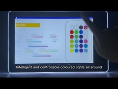 Segnaletica digitale della sala riunioni Android con barre luminose a LED a colori colorati NFC/RFID