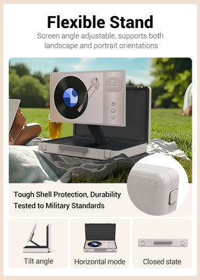 ELC PackGO Portatile da 27 pollici Portfolio Design Touch Screen Sistema Android Smart TV Screen per il campeggio