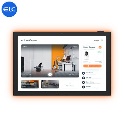 10.1 pollice gratuito POE Tuya Smart Home Tablet Prodotti con LED Light Bar