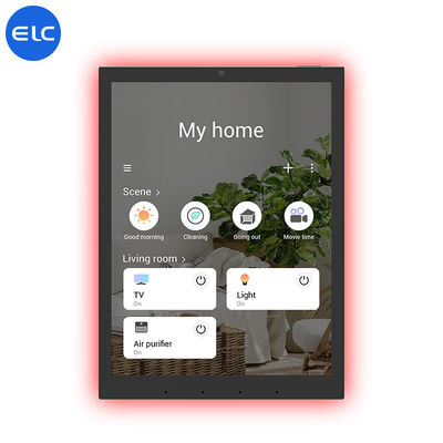 RJ45 con POE Smart Home Tablet 10-Point Capacitive Touch Panel con materia Zigbee