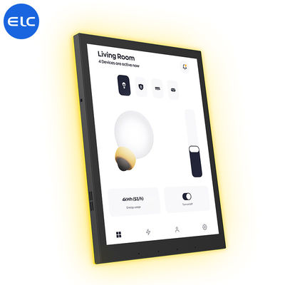 RJ45 con POE Smart Home Tablet 10-Point Capacitive Touch Panel con materia Zigbee