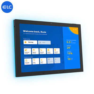 10.1' WiFi6E Smart Home Touchscreen Control Panel Opzionale NFC Camera 5M/P Con LED Light Bar