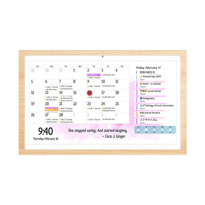RK3588S2 Ultra-Narrow Frame Mu-MIMO In WiFi 6E Tablet Android 13 Timing Tablet Per Calendario