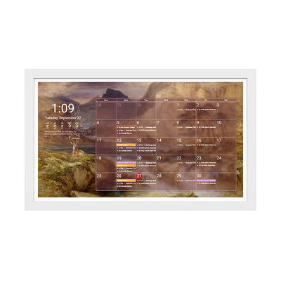 32' OEM Tablet 4GB RAM WiFi 6 Ultra-Narrow Frame RK3588S2 Octa Core Timing Tablet Per Smart Home Calendario Digitale