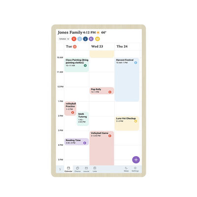Nuovo design RK3576 android 13 calendario intelligente famiglia digitale muro calendario calendario lista di controllo visualizzazione