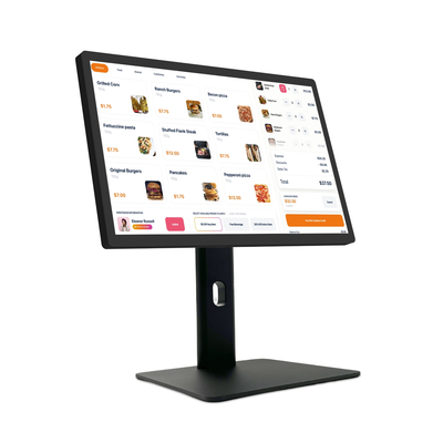 Schermo touchscreen per segnaletica digitale Android 11 da 21,5" con RK3568 2+16GB USB RJ45 WiFi Kds Pos Kitchen Display Schermo Kds con base
