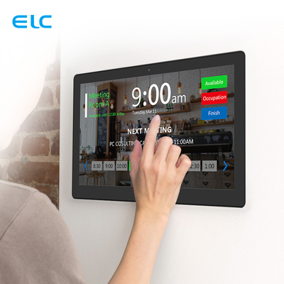 Tablet Android per sala riunioni da 13,3 pollici con POE e barra luminosa a LED