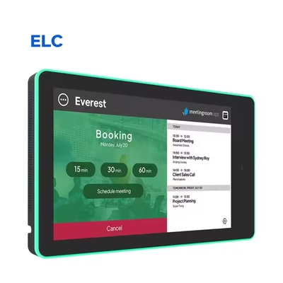 Tablet Android da parete da 10 pollici per riunioni con barra luminosa a LED