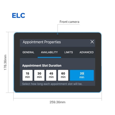 10Tablet Android da 1 pollice con POE e LED Light Bar