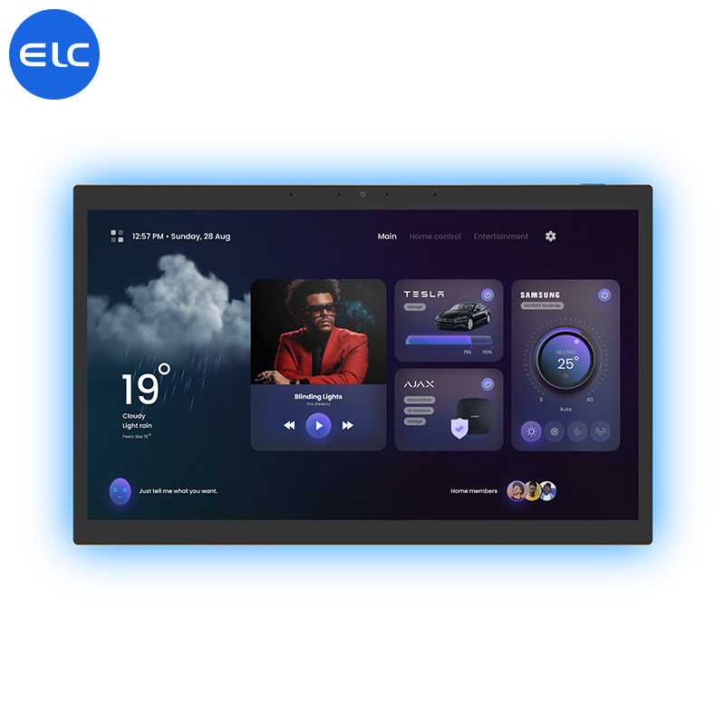 15.6 pollici Smart Home Free POE pannello LCD Full HD schermo con RK3566 Bluetooth 5.3