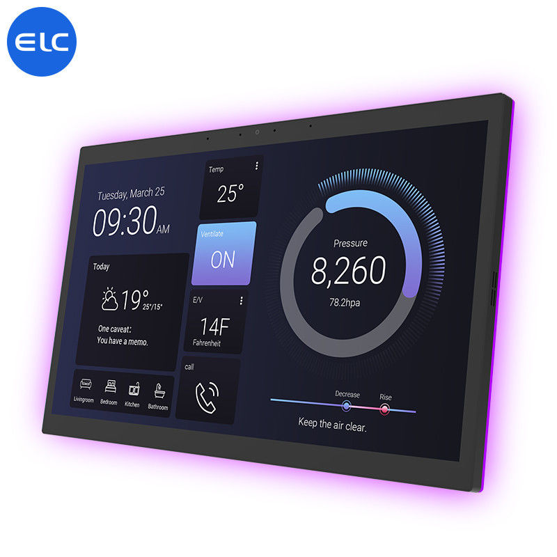 15.6 pollici Smart Home Free POE pannello LCD Full HD schermo con RK3566 Bluetooth 5.3
