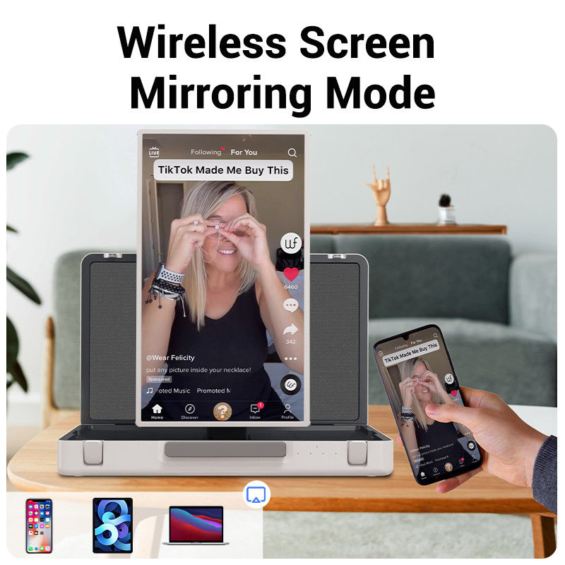 Cartellone Smart TV ELC PackGo 27 pollici portatile Wifi TV HD Tablet di qualità