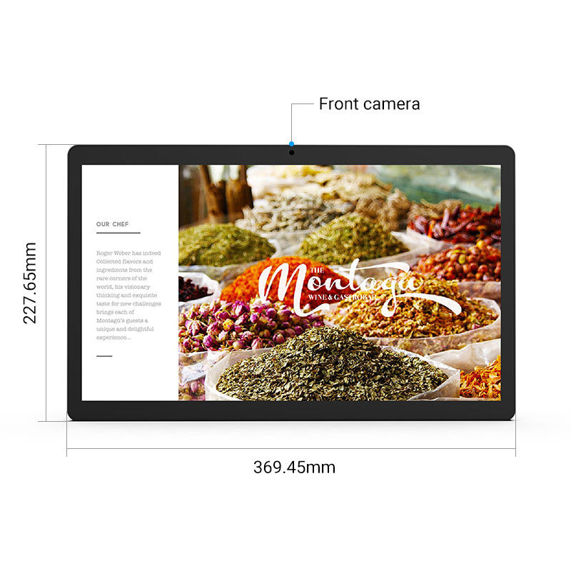 15' Tablet 4+32GB RAM/ROM Android 13 Calendario Display Ultra-stretta cornice Tablet a muro