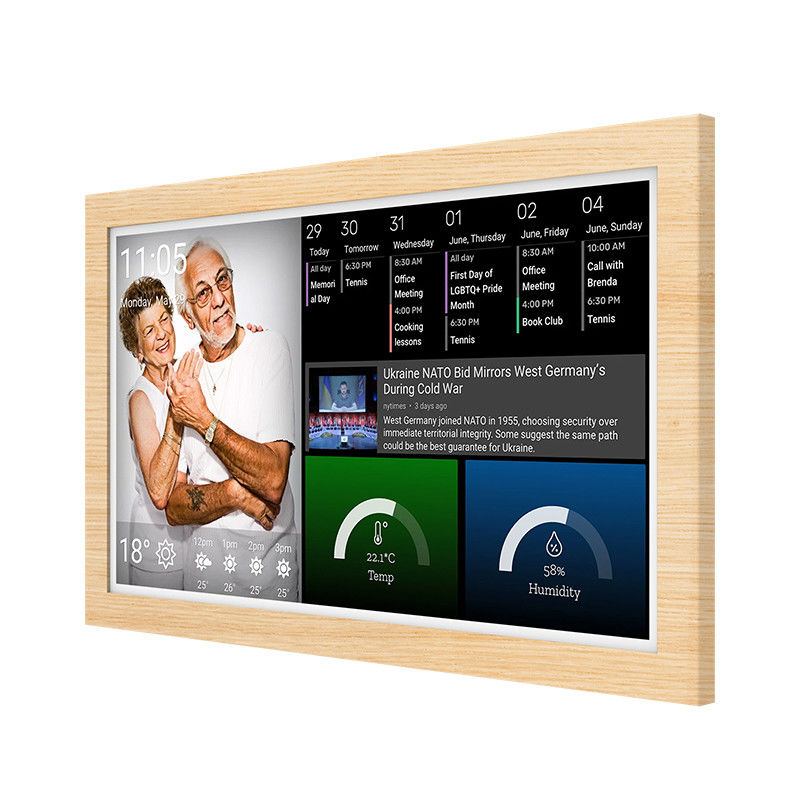 Tablet ad alte prestazioni da 24' Tablet con Wi-Fi standard ultra-sottile 6 con Mu-MIMO per la visualizzazione degli orari del calendario