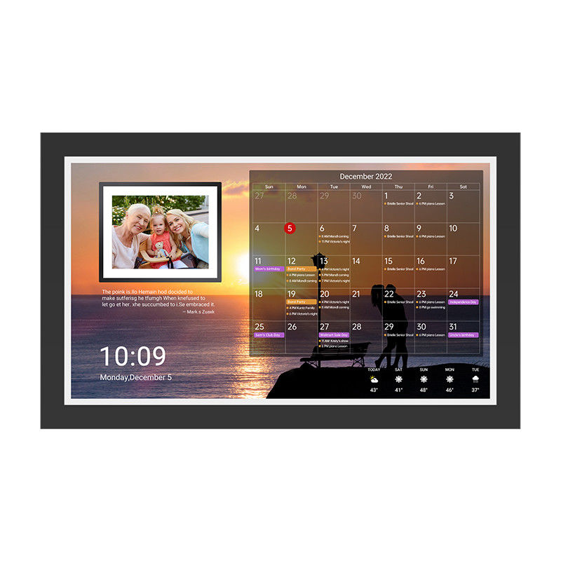 Tablet ad alte prestazioni da 24' Tablet con Wi-Fi standard ultra-sottile 6 con Mu-MIMO per la visualizzazione degli orari del calendario