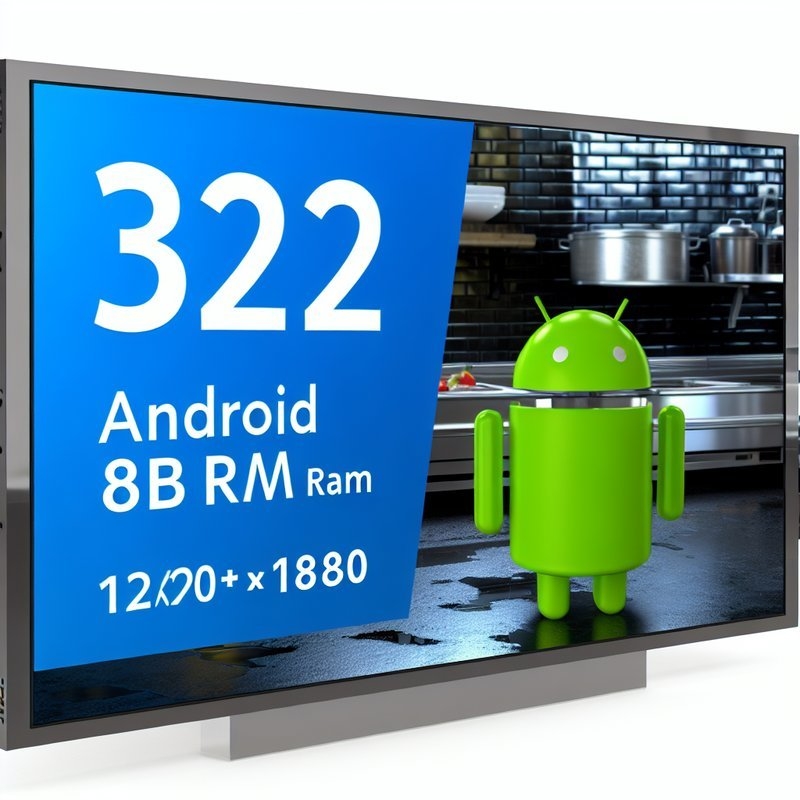 24 32 pollici 8+128gb Android 13 1920*1080 24 pollici Digital Signage Display Display Cucina Display Screen Display System