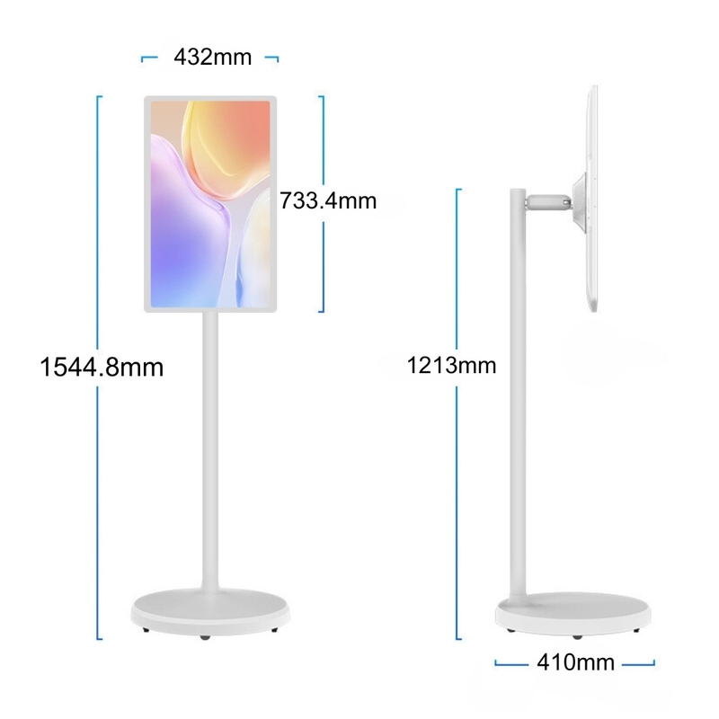24 pollici 32 pollici Incell Screen Display Lcd Touch Screen Android 13 Pubblicità Digital Signage Catena di ristoranti e negozi di bevande