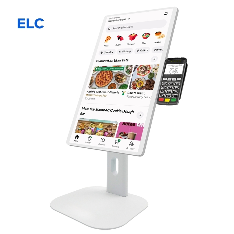 Schermo di visualizzazione della cucina Sistema Kds Sistema Pos NFC Monitor di visualizzazione degli ordini della cucina Android 13 ELed Schermo di visualizzazione della gestione dei menu KDS