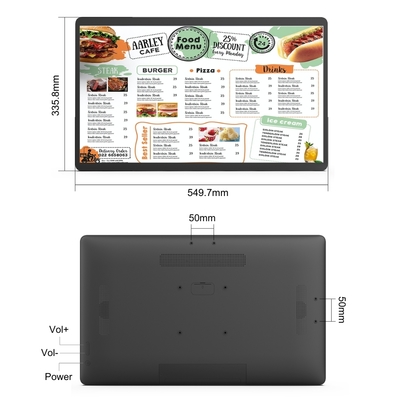 Display contatore menu a LED Sistema di ordinazione ristorante Registratore di cassa Pos Macchina per cassieri Macchina per fatturazione Schermo interattivo