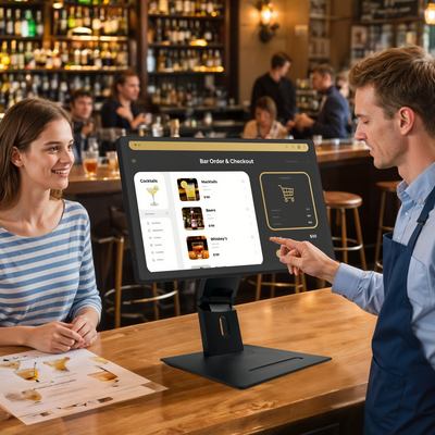 21 pollici Desktop Tablet Display di cucina Smart Android 11 TV Display Tablet PC Touch Screen Ristorante Pos System Chiosco