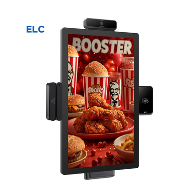 Chiosco self-service da 15 pollici in metallo per ordinazioni, segnaletica digitale, tablet per ristoranti, display da cucina