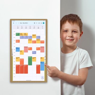 ELC Nuovo design della lista di controllo del calendario display RK3576 android 13 smart touch screen calendario famiglia calendario intelligente