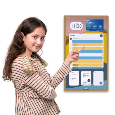 14 pollici RK3576 Incell Touch Screen Smart Calendar Wall Display per la gestione del tempo